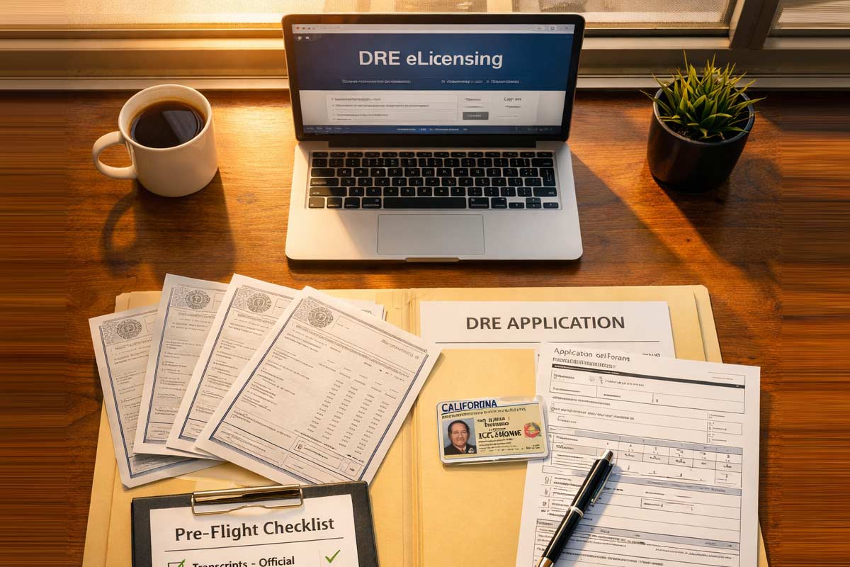 Apply for california real estate exam