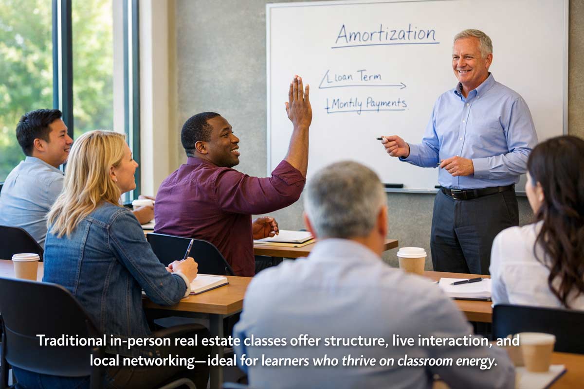 Best in person real estate school