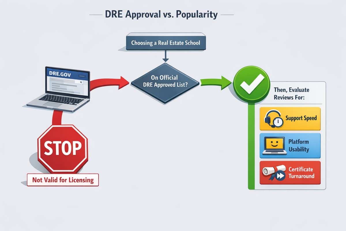 How important are reviews real estate school