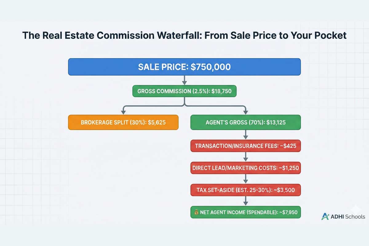 How much do real estate agents make image
