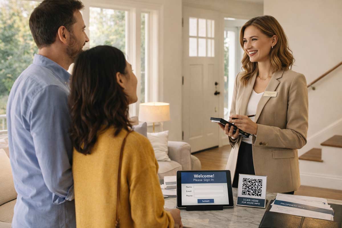 Open houses for real estate agents