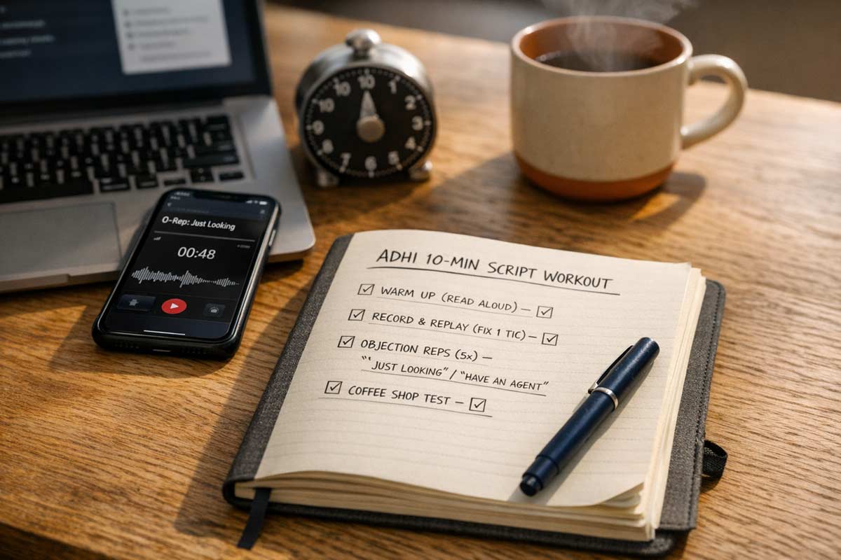 Practice script real estate