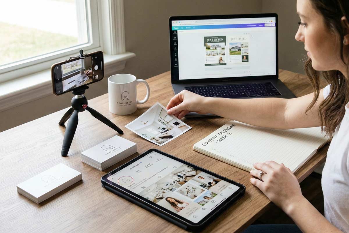 Real estate agent branding