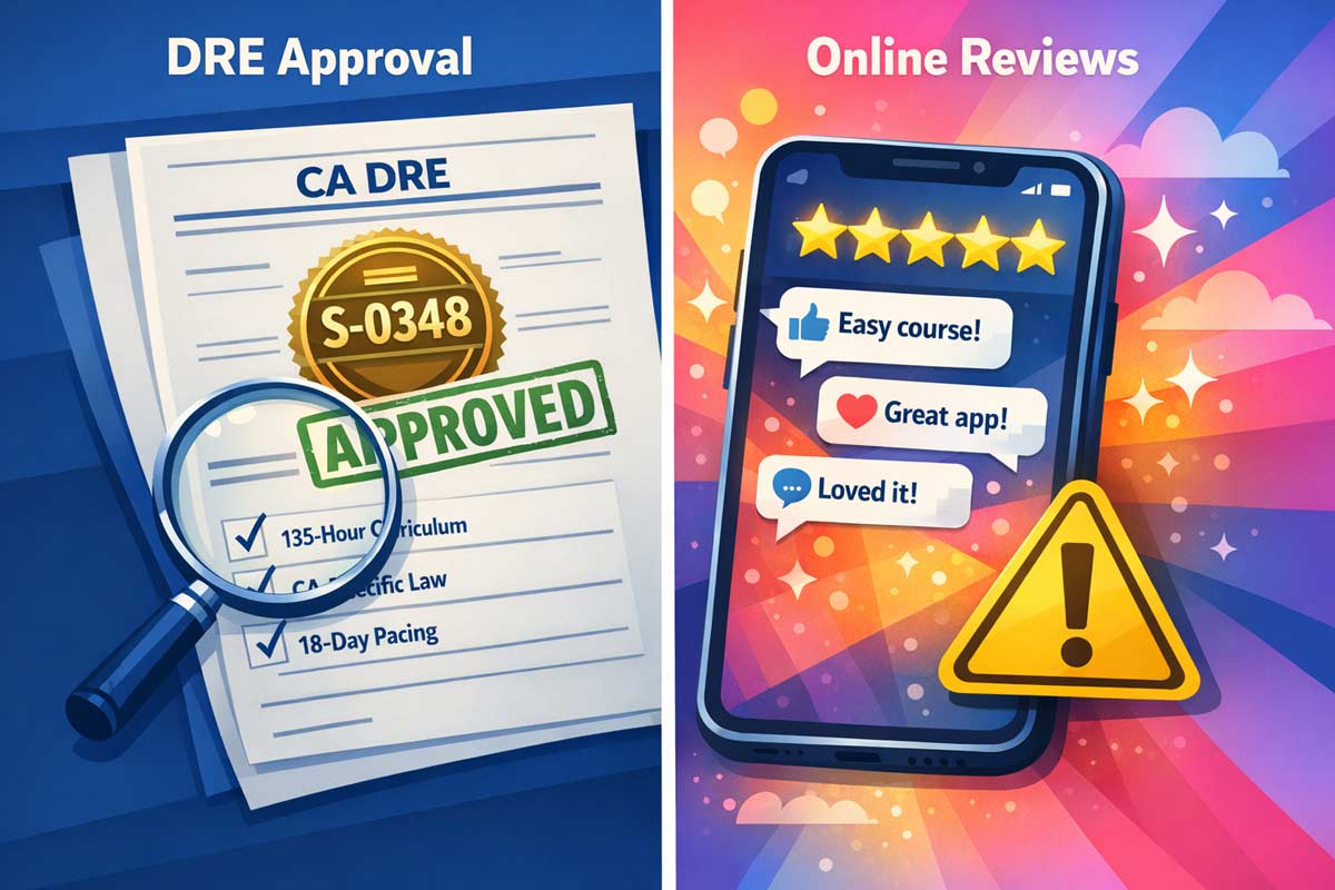 Real estate reviews approval