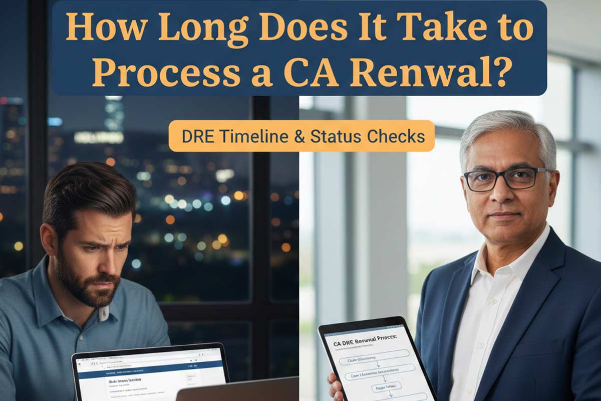 Renewal timeframe dre real estate